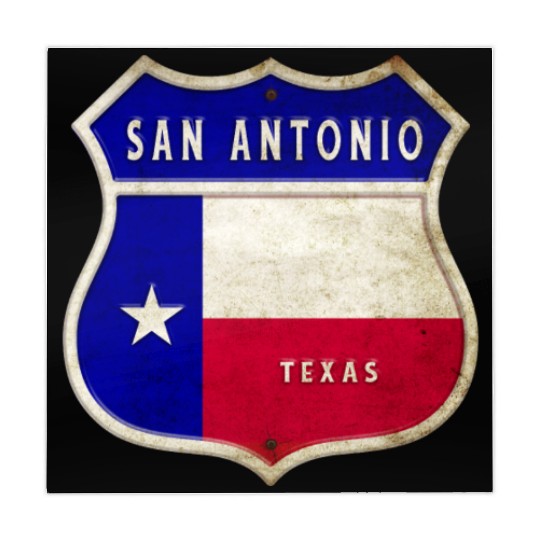 San Antonio Texas coat of arms flag design Mahjong Mats