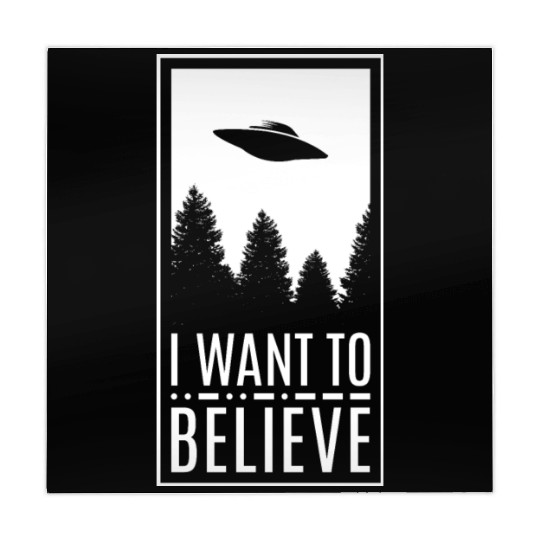 Alien UFO I Want To Believe Mahjong Mats