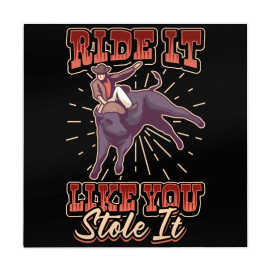 Rodeo Bull Riding Livestock Show Farmer Cattle Mahjong Mats