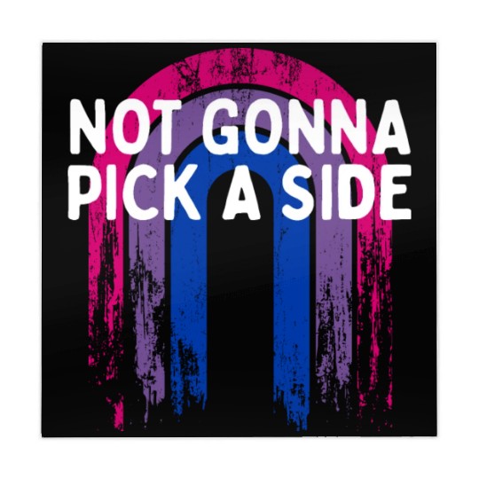 Not Gonna Pick a Side Bisexual LGBTQ Bi Pride Mahjong Mats