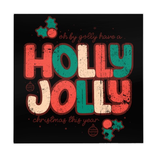 Holly jolly christmas Mahjong Mats