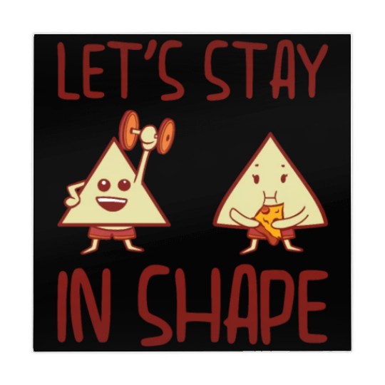 Gym Cute Motivational Geometric Shapes Working Out Mahjong Mats