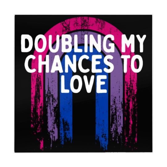 Doubling My Chances to Love Bisexual LGBTQ Bi Mahjong Mats