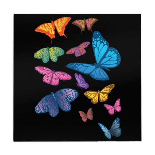 Colourful Butterflies Gardening Womens Butterfly Mahjong Mats