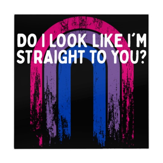 Do I Look Straight To You Bisexual LGBTQ Bi Pride Mahjong Mats