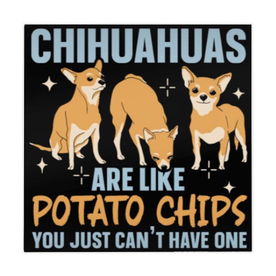 Chihuahua Are Like Potato Chips Dog Lover Mahjong Mats
