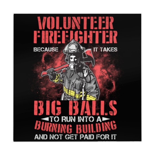 Volunteer Firefighter Run Into A Burning Bulding Mahjong Mats