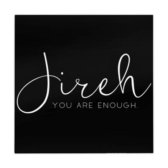 Jireh. You are enough. Mahjong Mats