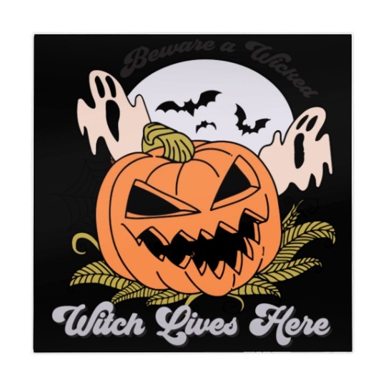 Beware a Wicked Witch Lives Here Mahjong Mats