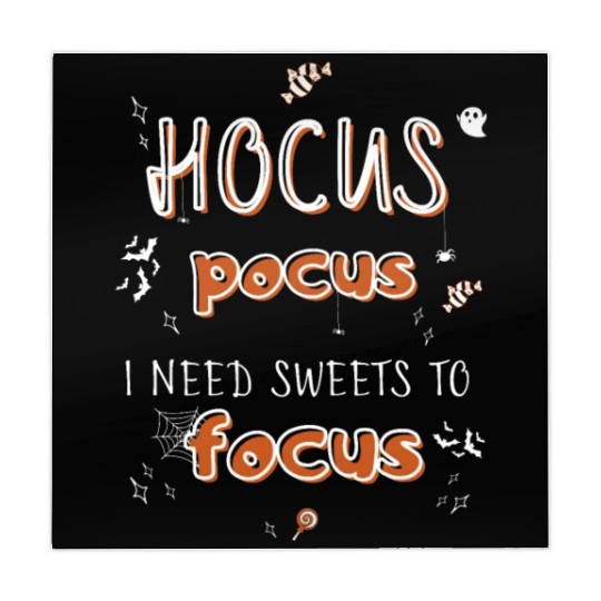 Hocus Pocus I Need Sweets to Focus Mahjong Mats