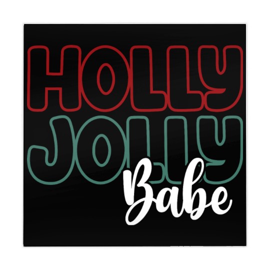 Holly jolly babe Mahjong Mats