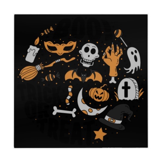 Halloween Costume Mahjong Mats, Trick Or Treat Witchy