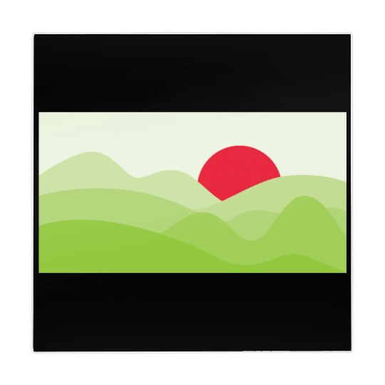 Minimalist Sun Light Green Mahjong Mats