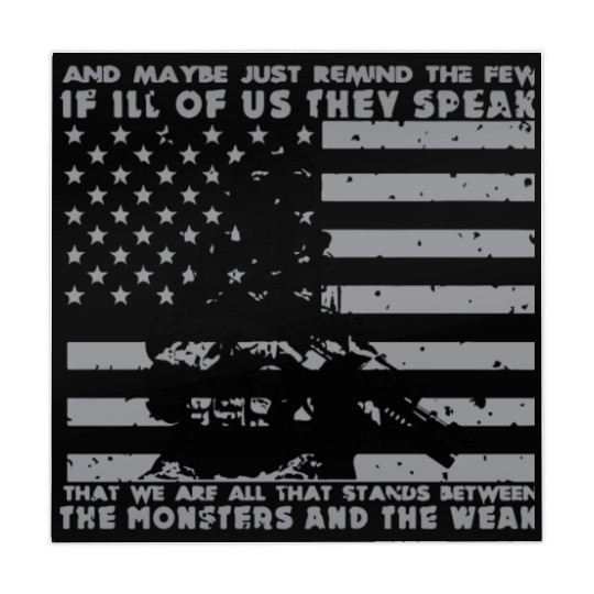 The Monsters And The Weak US Army Veteran Mahjong Mats