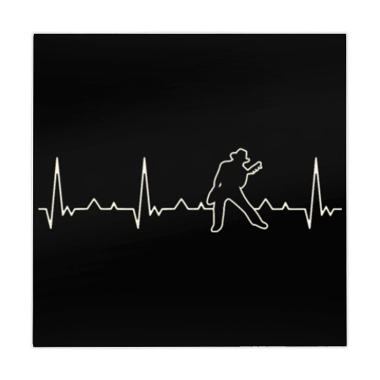 Guitar Rock Dude. Heart. Love. EKG. Pulse. Beat. Mahjong Mats