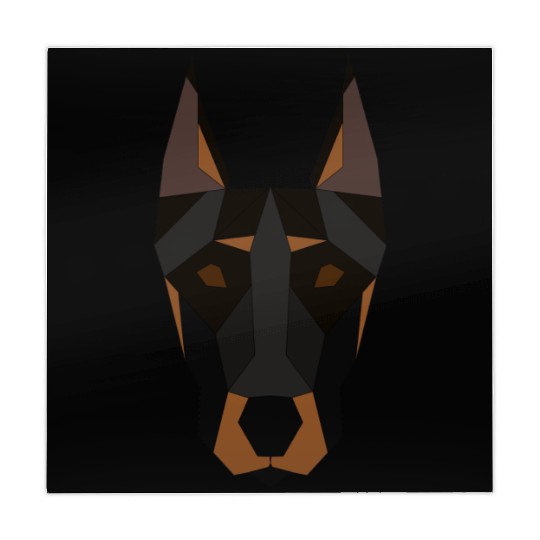 Doberman geometrical Mahjong Mats