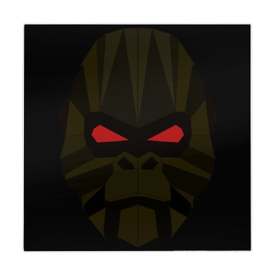 Evil gorilla geometrical Mahjong Mats