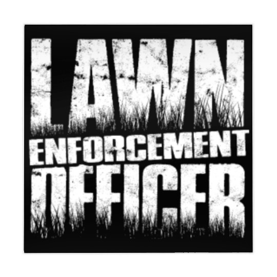Lawn Enforcement Officer - lawn mowing Mahjong Mats