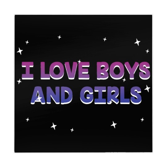 I Love Boys and Girls Bisexual LGBTQ Bi Pride Gay Mahjong Mats