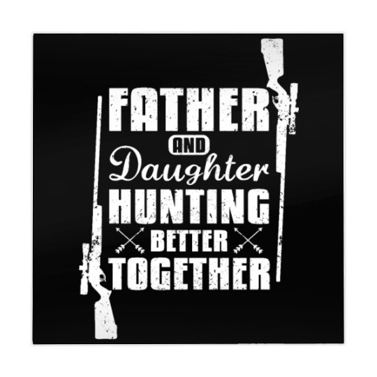 Father And Daughter Hunting Better Together Mahjong Mats