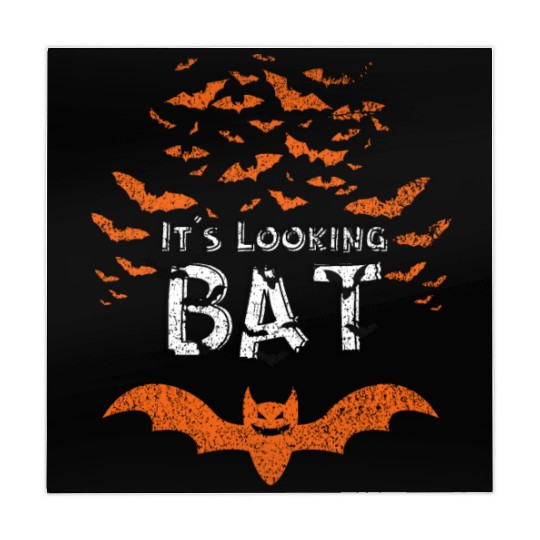 It's Looking Bat, Bat Swarm Halloween Pun Mahjong Mats