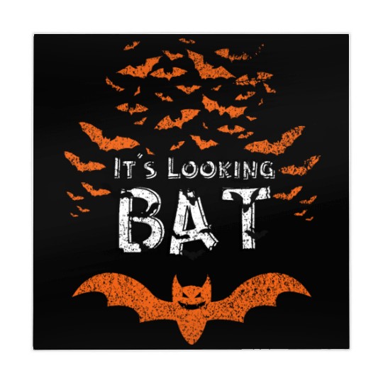 It's Looking Bat, Bat Swarm Halloween Pun Mahjong Mats