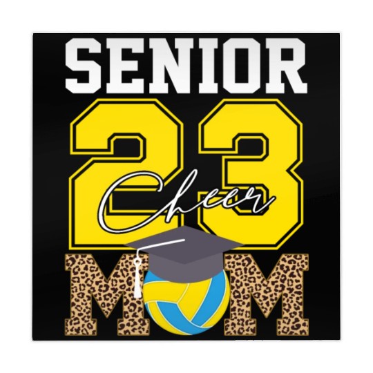 Cheer Mom Senior Class Of 2023 Volleyball Fan Gift Mahjong Mats