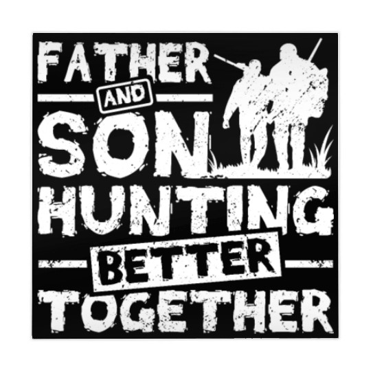Father And son Hunting Better Together Mahjong Mats