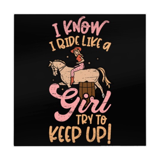 Barrel Racing Rodeo Equestrian Horse Barrel Racer Mahjong Mats