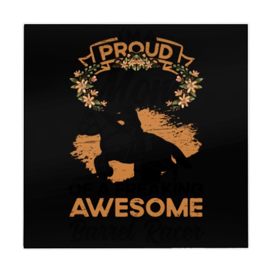 Barrel Racing Rodeo Equestrian Horse Barrel Racer Mahjong Mats