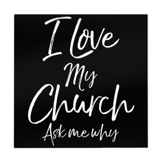 Matching Church Evangelism Quote I Love My Church Mahjong Mats