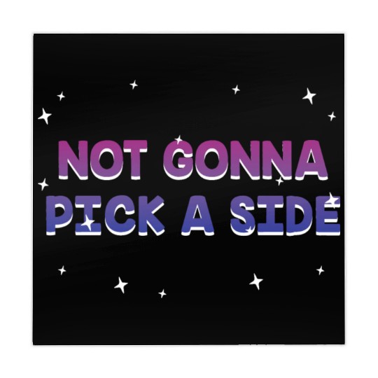 Not Gonna Pick a Side Bisexual LGBTQ Bi Pride Mahjong Mats