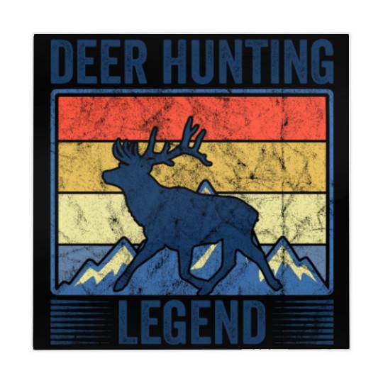 Retro Vintage Deer Hunting Legend Mahjong Mats