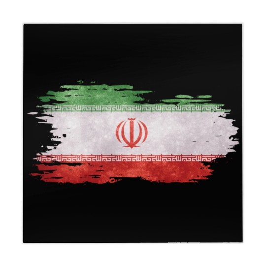 Iran - national flag, brush effect Mahjong Mats