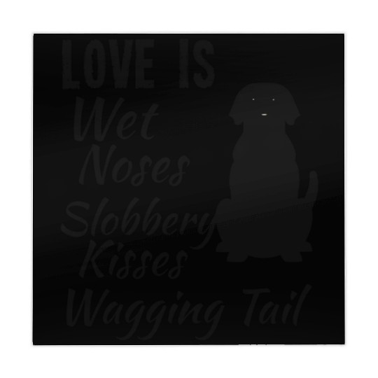 Black Labrador Retriever I Love My Dog Black Lab Mahjong Mats