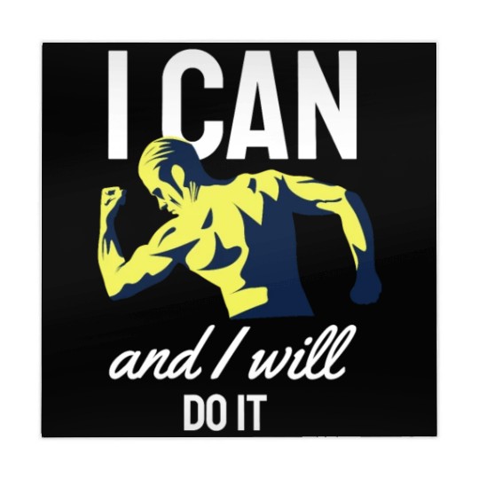 I Can Do it Weightlifting Workout Fitness Gym Gift Mahjong Mats