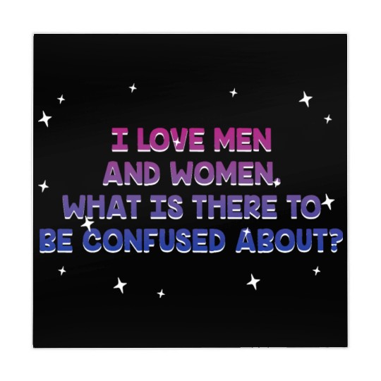 I Love Men and Women Bisexual LGBTQ Bi Pride Gay Mahjong Mats