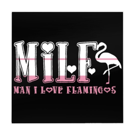 Man I Love Flamingos Wading Bird Lover Flamingo Mahjong Mats