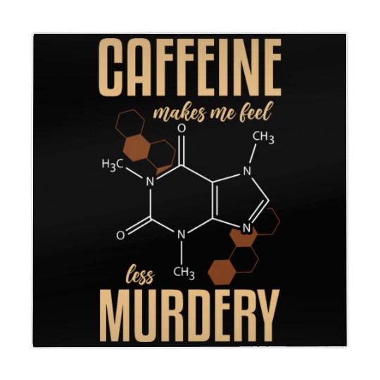 Caffeine Symbol Caffeine Makes Me Feel Less Mahjong Mats