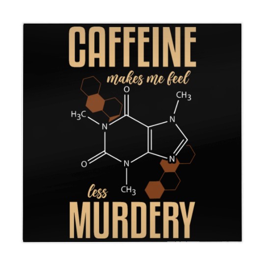 Caffeine Symbol Caffeine Makes Me Feel Less Mahjong Mats