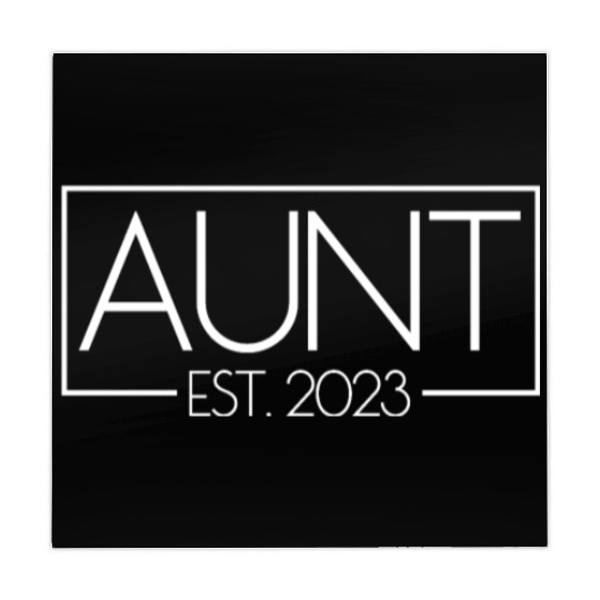 Aunt Est. 2023 New Aunt Gift Women's Auntie Aunt Mahjong Mats
