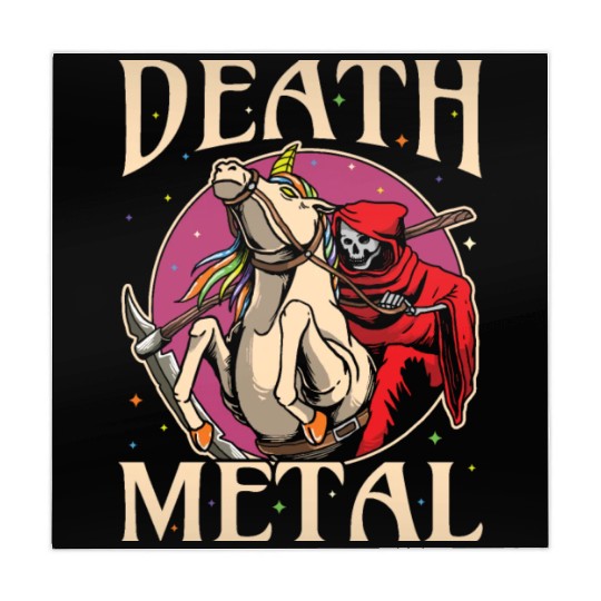 Reaper Rock Satan Unicorn Festivals Death Metal Mahjong Mats