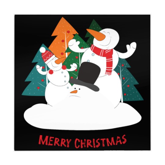 Merry Christmas Snowman Mahjong Mats