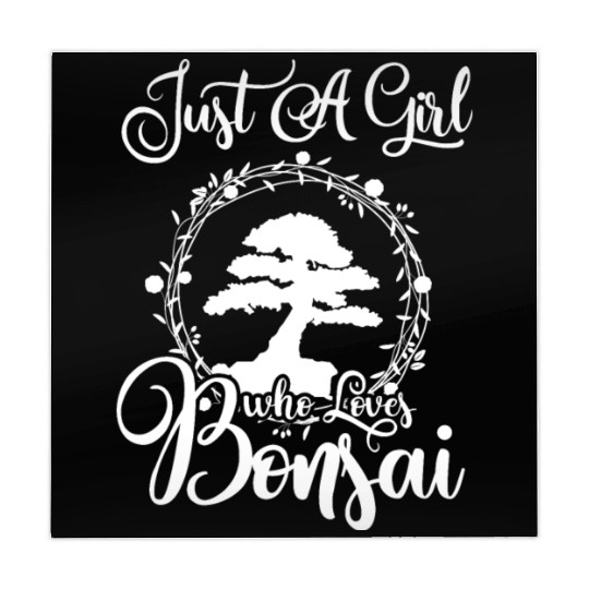 Just A Girl Who Loves Bonsai Tree Gift For Women Mahjong Mats