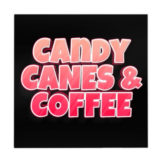 Candy Cane Candy Canes And Coffee Mahjong Mats