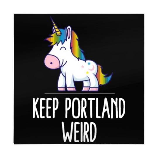 Keep Portland Weird Unicorn Liberal Eccentric Weir Mahjong Mats