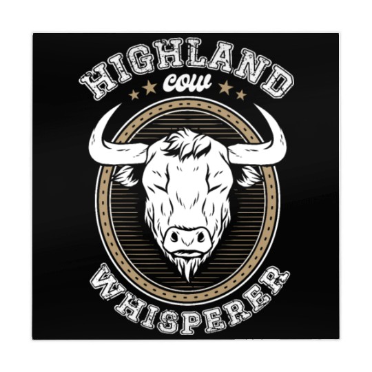 Highland Cow Whisperer Grass Puppy Cow Farmer Mahjong Mats