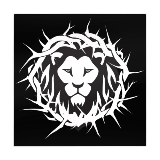 Lion of Judah With A Crown of Thorns Christian Mahjong Mats