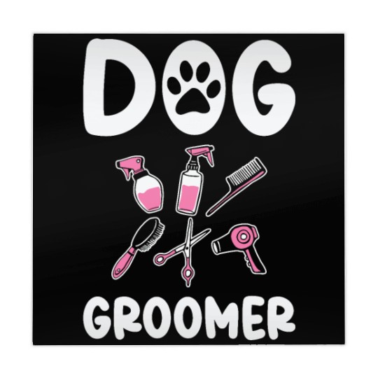 Dog Groomer Canine Grooming Hygiene Mahjong Mats