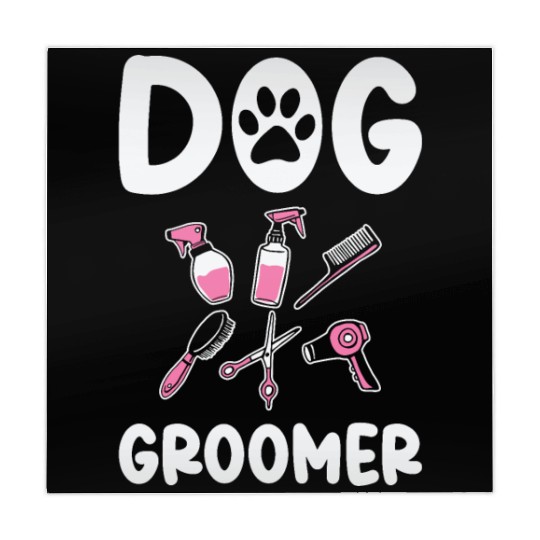 Dog Groomer Canine Grooming Hygiene Mahjong Mats